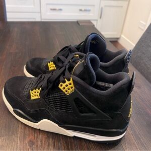 Jordan Black and Gold Men's Sneakers